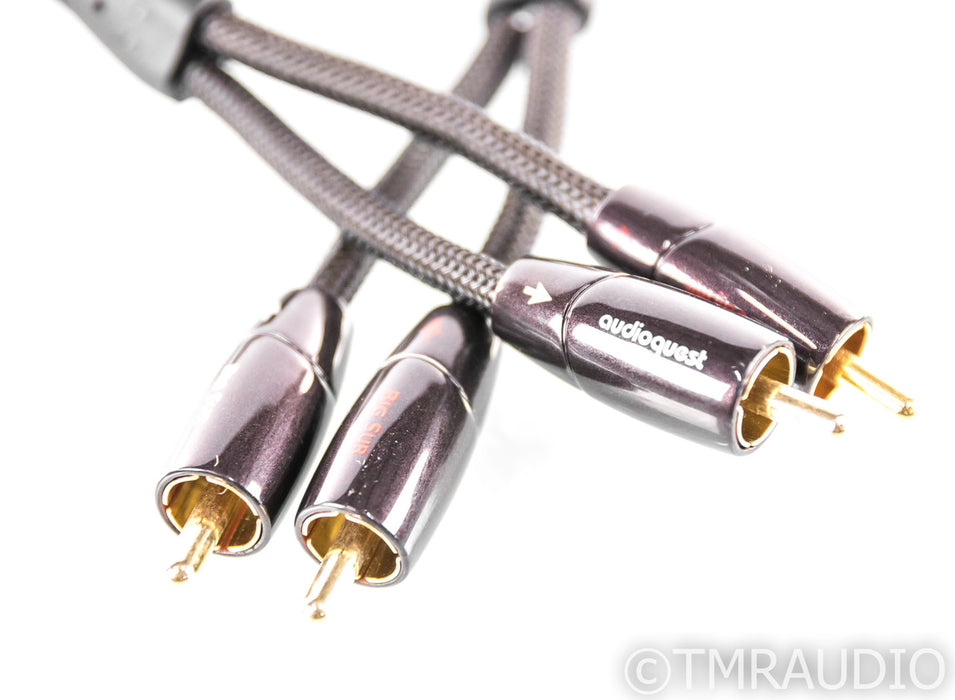 AudioQuest Big Sur RCA Cables; 1m Pair Interconnects