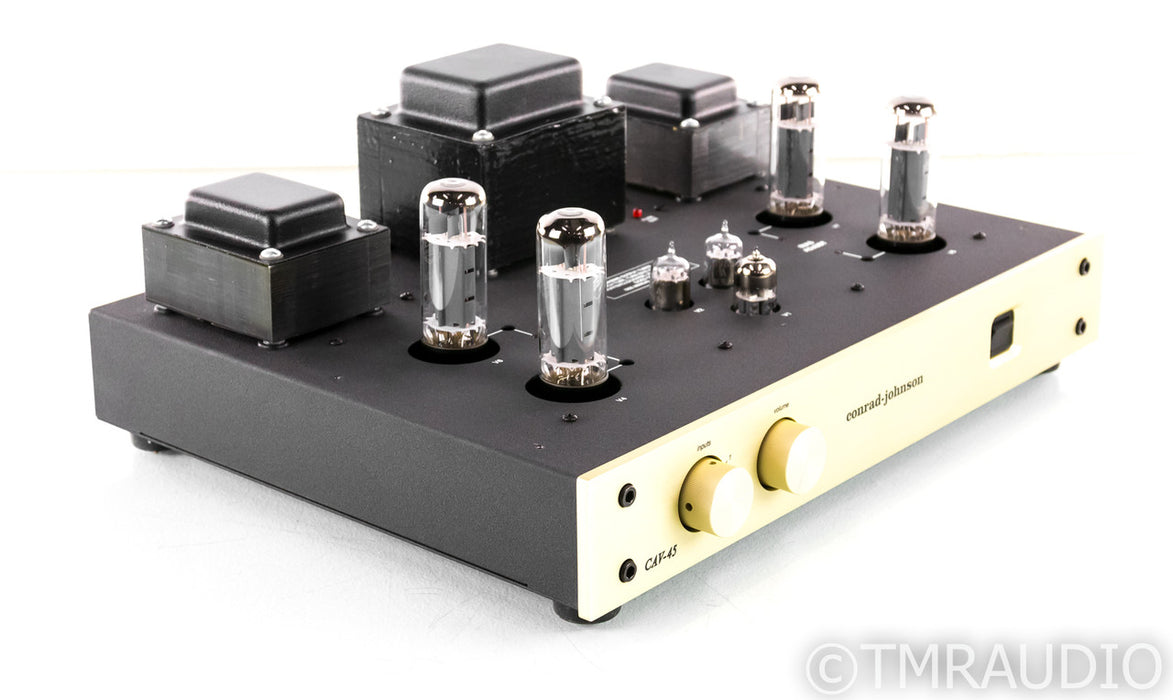 Conrad Johnson CAV-45 Stereo Tube Integrated Amplifier; CAV45; Very Low Hours