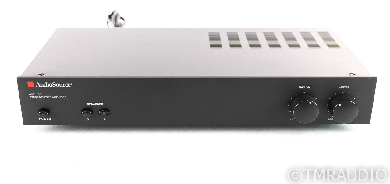 AudioSource AMP 100 Stereo Power Amplifier; Black