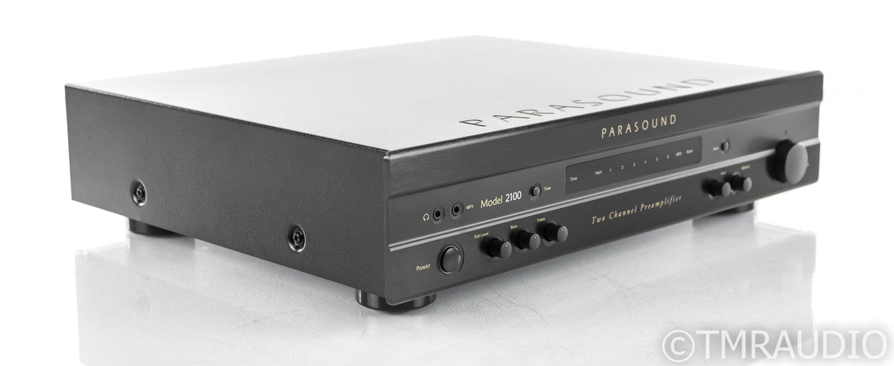 Parasound Model 2100 Stereo Preamplifier; Remote; MC/MM Phono