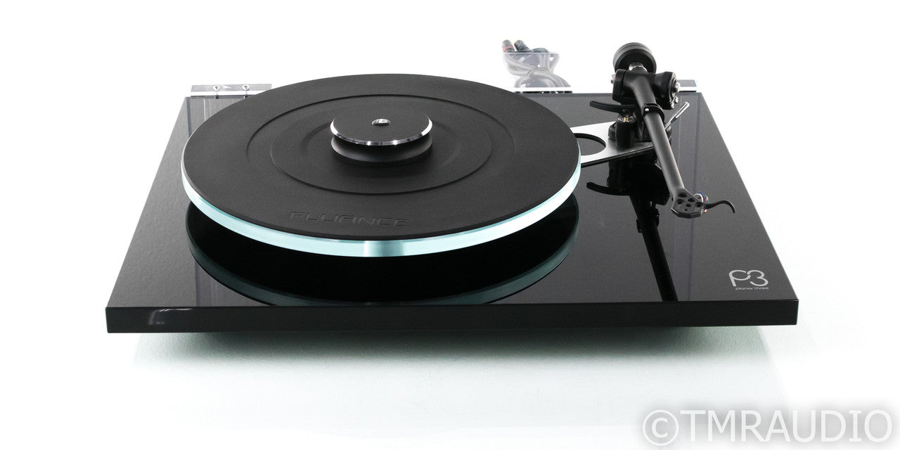 Rega Planar 3 Turntable; 9.5" Tonearm; P3; Upgraded (No Cartridge)
