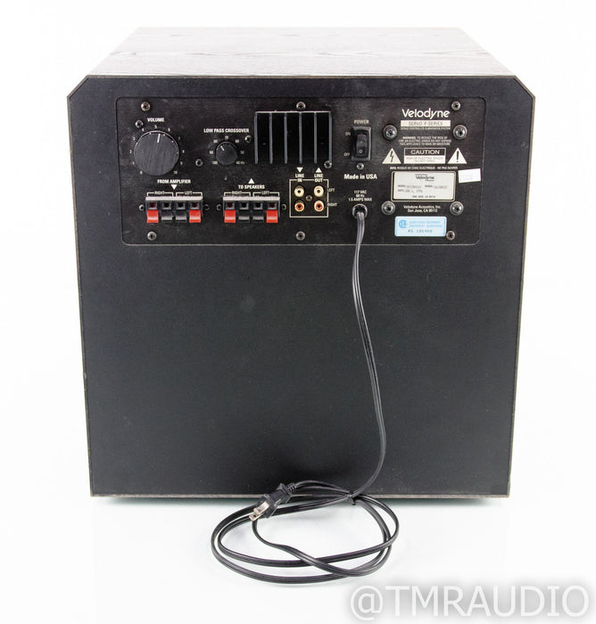 Velodyne Servo F-1200 12" Powered Subwoofer; Black; F1200