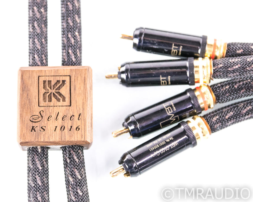 Kimber Kable KS-1016 RCA Cables; 1m Pair; WBT-0102CU; Kimber Select