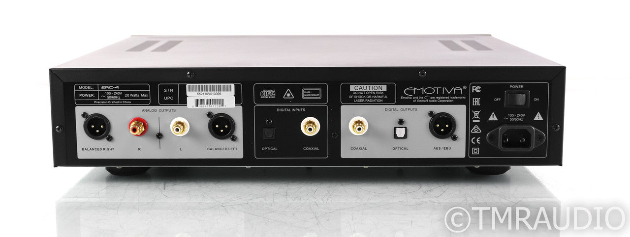 Emotiva ERC-4 Differential Reference CD Player; ERC4; Remote