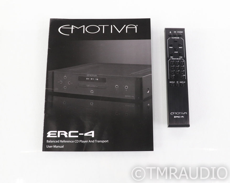 Emotiva ERC-4 Differential Reference CD Player; ERC4; Remote