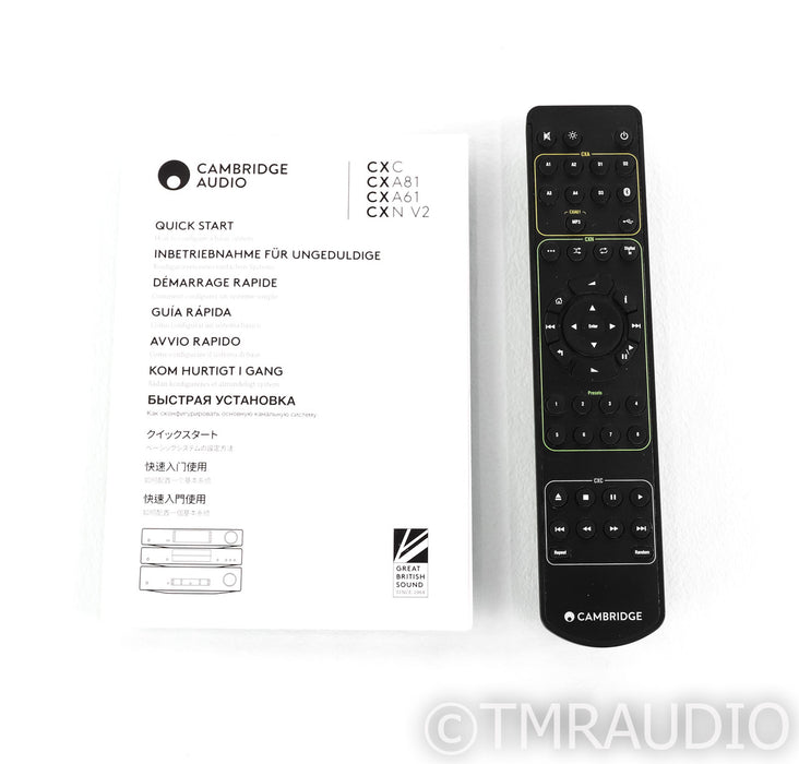 Cambridge Audio CXC CD Transport; Remote; Silver