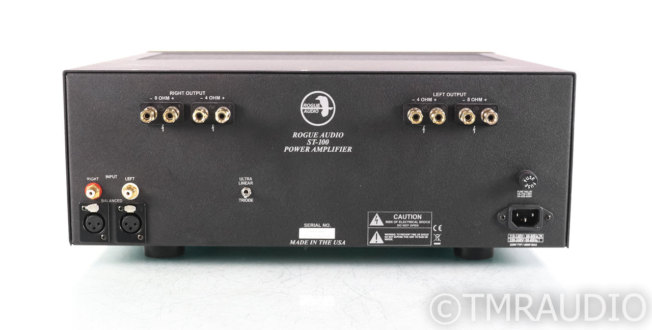 Rogue Audio ST-100 Stereo Tube Power Amplifier; ST100