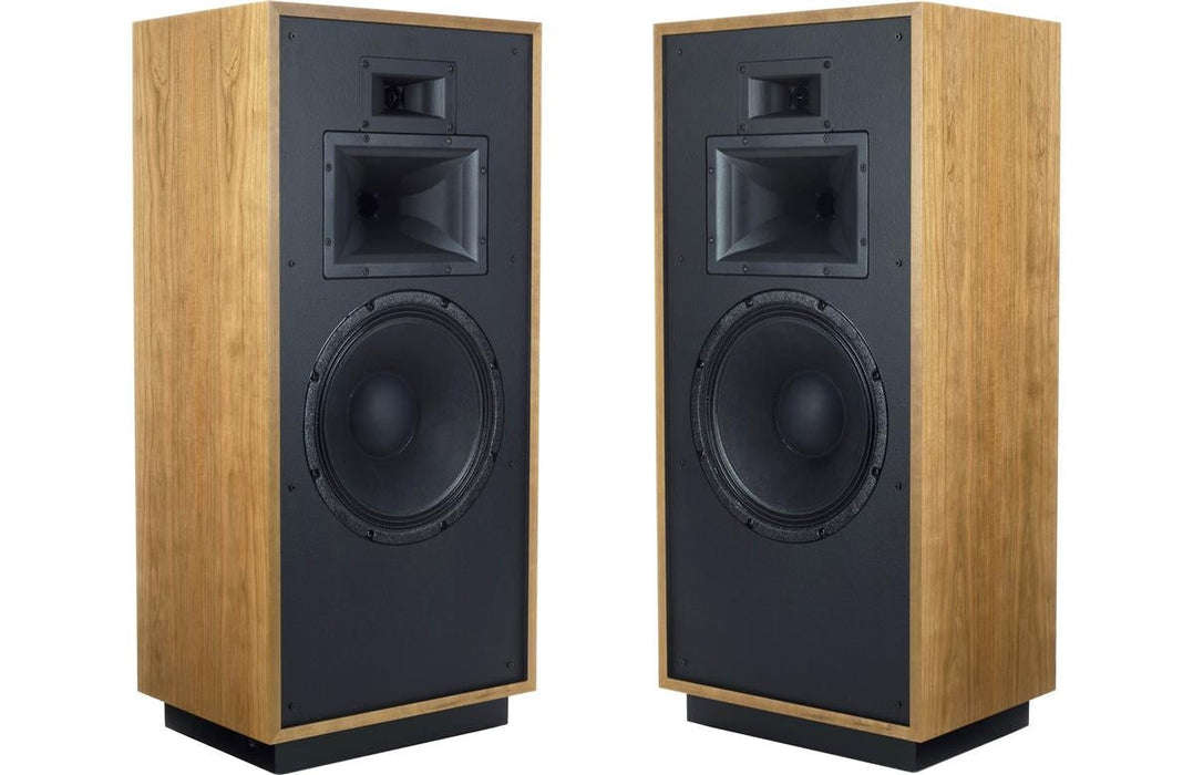 Klipsch Forte IV Floorstanding Speakers; Natural Cherry Pair (New)