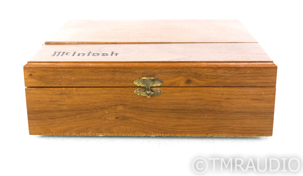 McIntosh MTS275 Wooden Tube Box; (No Tubes Included)