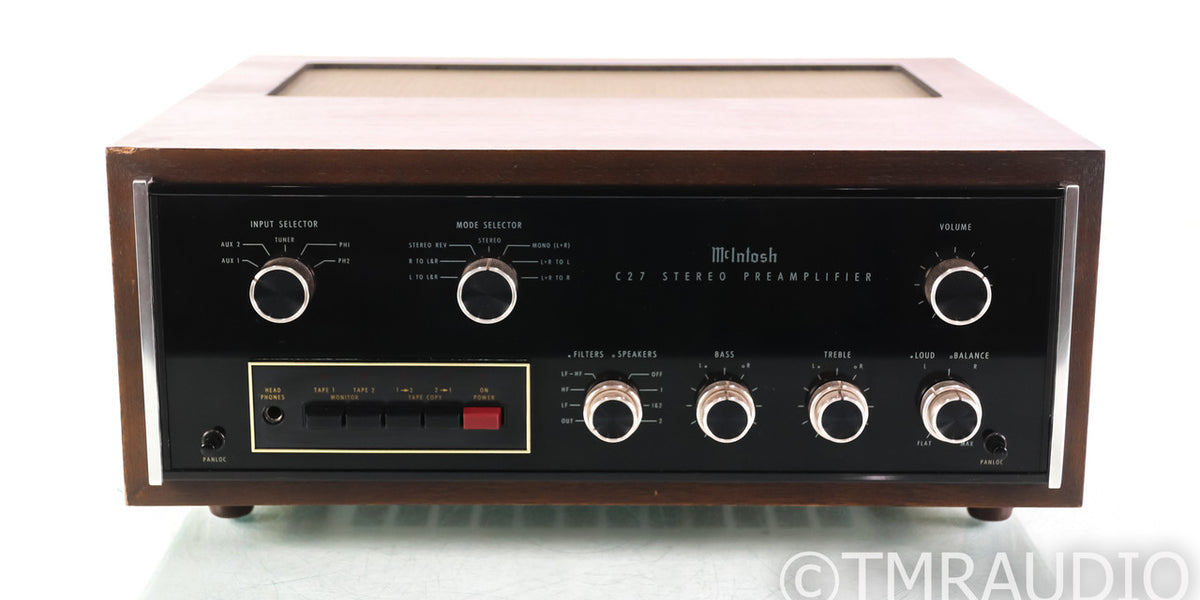 McIntosh C27 Vintage Stereo Preamplifier; C-27; MM Phono — The 