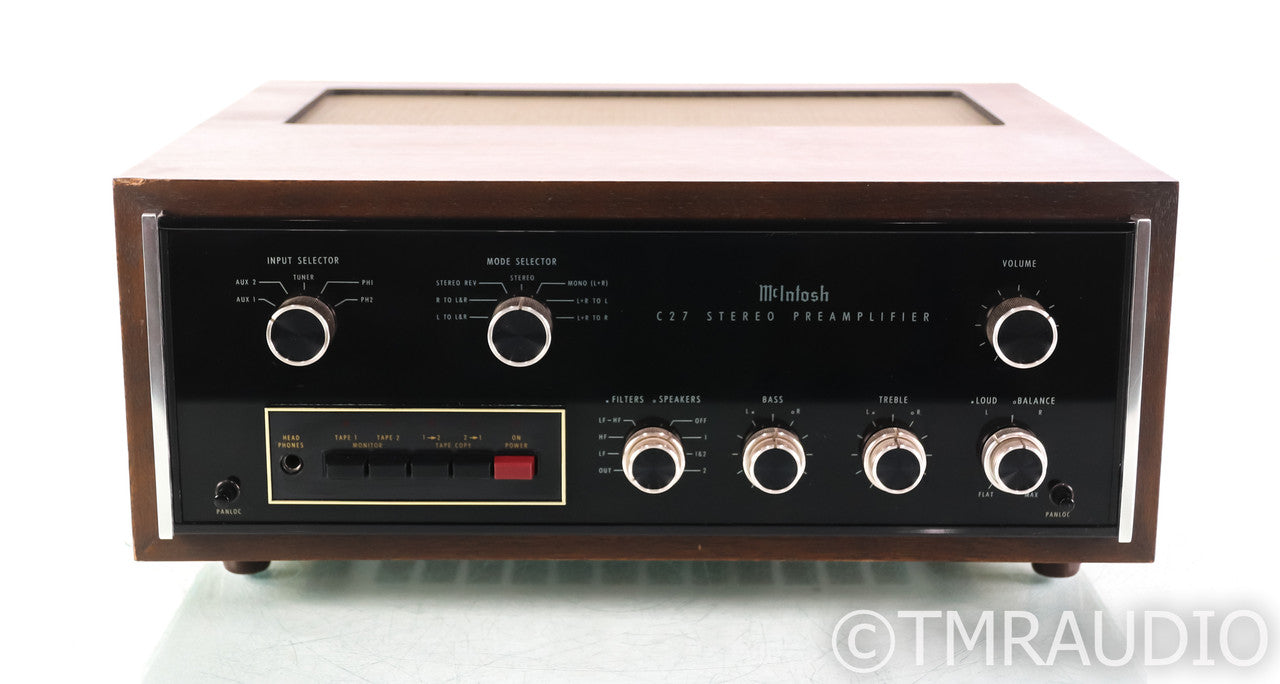 McIntosh C27 Vintage Stereo Preamplifier; C-27; MM Phono