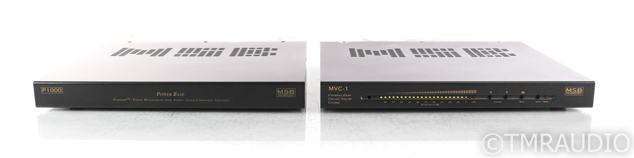 MSB MVC-1 8 Channel Volume Control Preamplifier; P1000 Power Base; Remote