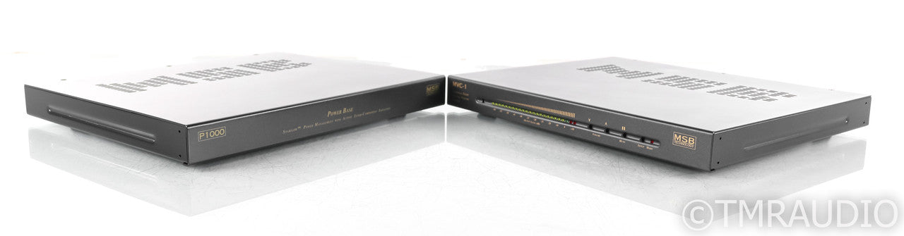 MSB MVC-1 8 Channel Volume Control Preamplifier; P1000 Power Base; Remote