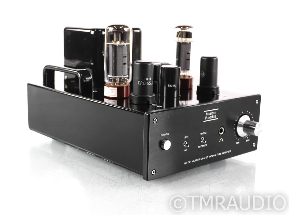 Musical Paradise MP-301 MK3 Stereo Tube Integrated Amplifier; Black; MP301-Mk 3