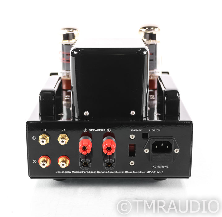 Musical Paradise MP-301 MK3 Stereo Tube Integrated Amplifier; Black; MP301-Mk 3