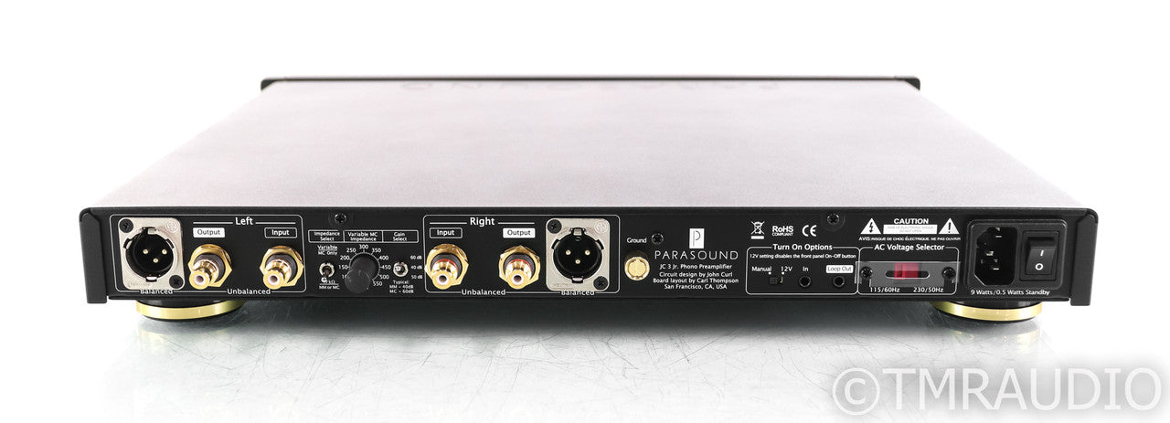 Parasound JC3 Jr. MM / MC Phono Preamplifier; Black