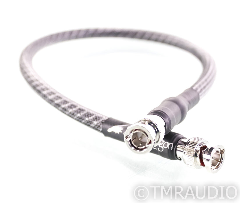 Moon Audio Silver Dragon BNC Cable; Single .5m Interconnect