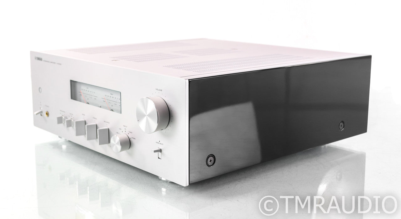 Yamaha A-S1200 Stereo Integrated Amplifier; Silver; Remote; MM / MC Phono