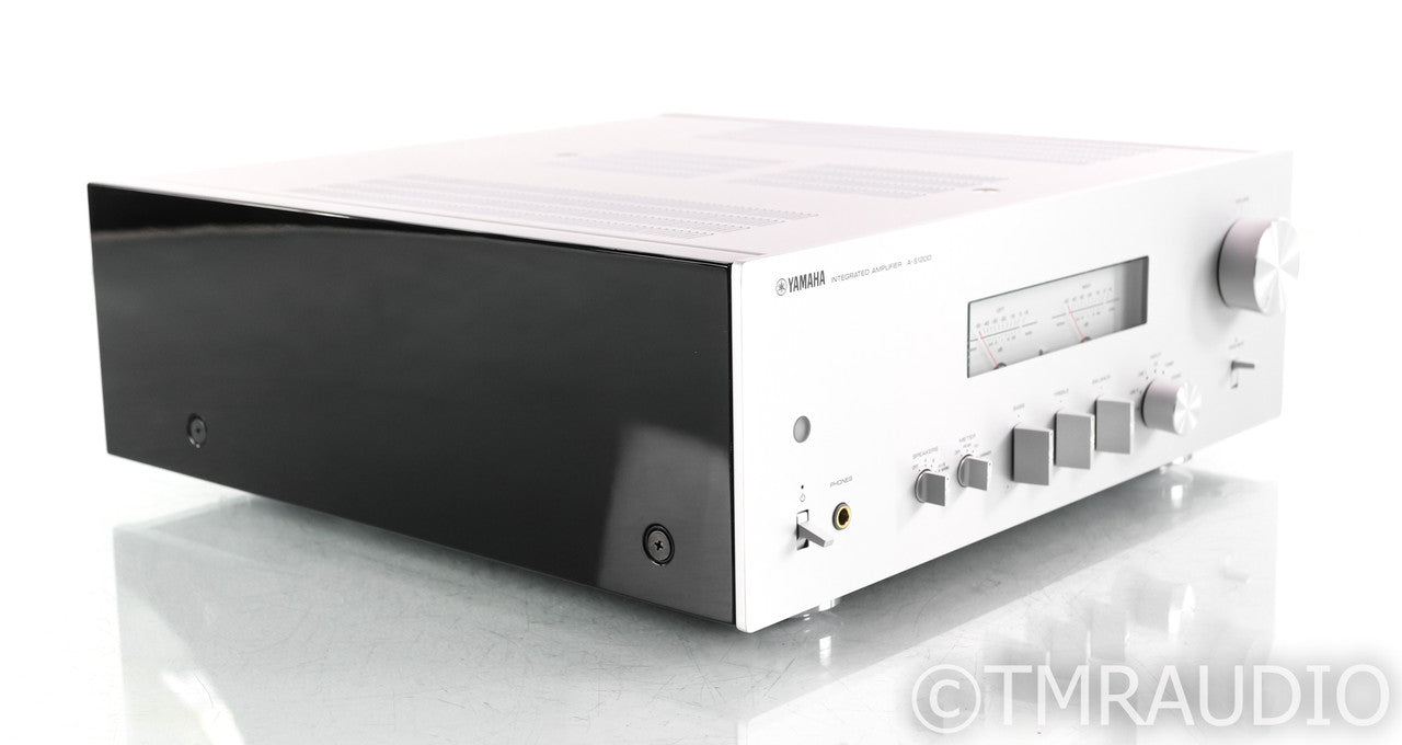 Yamaha A-S1200 Stereo Integrated Amplifier; Silver; Remote; MM / MC Phono