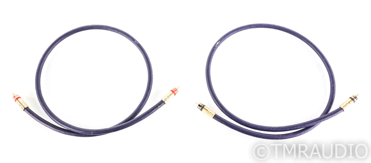 AudioQuest Lapis RCA Cables; 1m Pair Interconnects