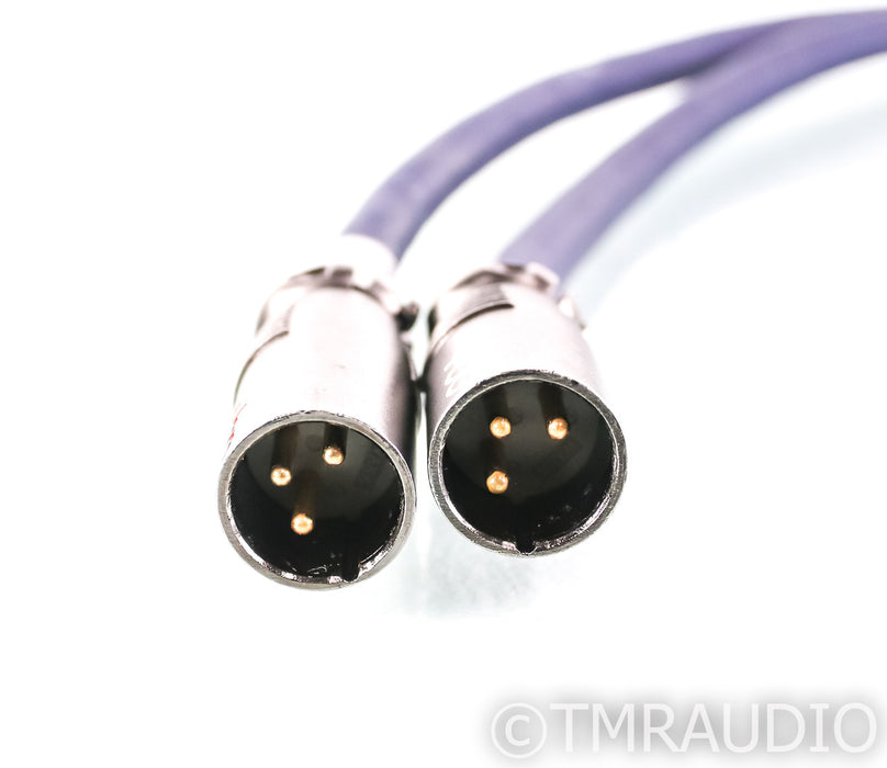 AudioQuest Lapis Hyperlitz XLR Cables; .5 Meter Pair Balanced Interconnects