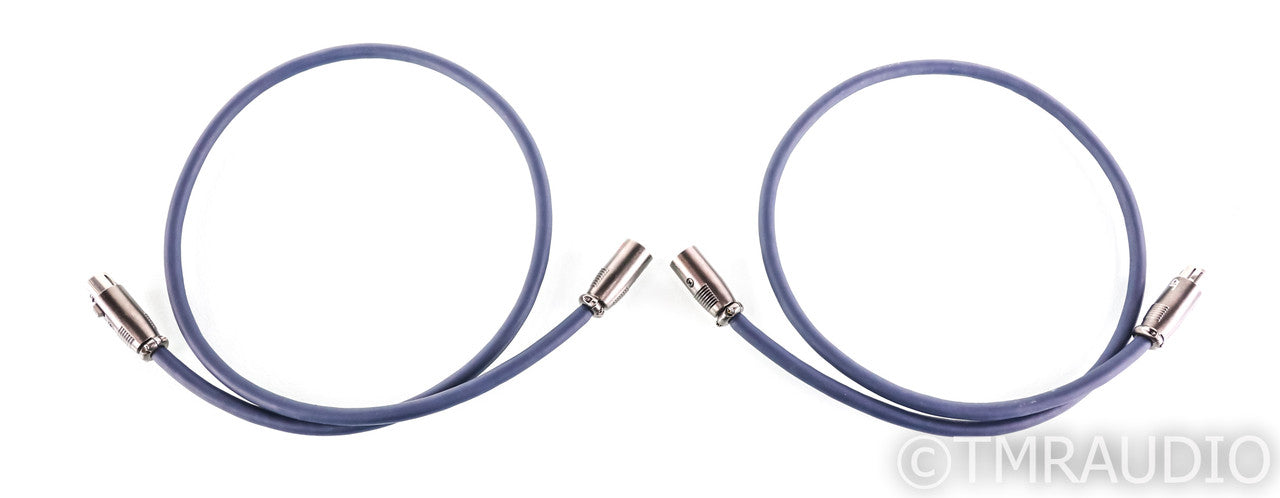 AudioQuest Lapis X3 Hyperlitz XLR Cable; 1m Pair Balanced Interconnects