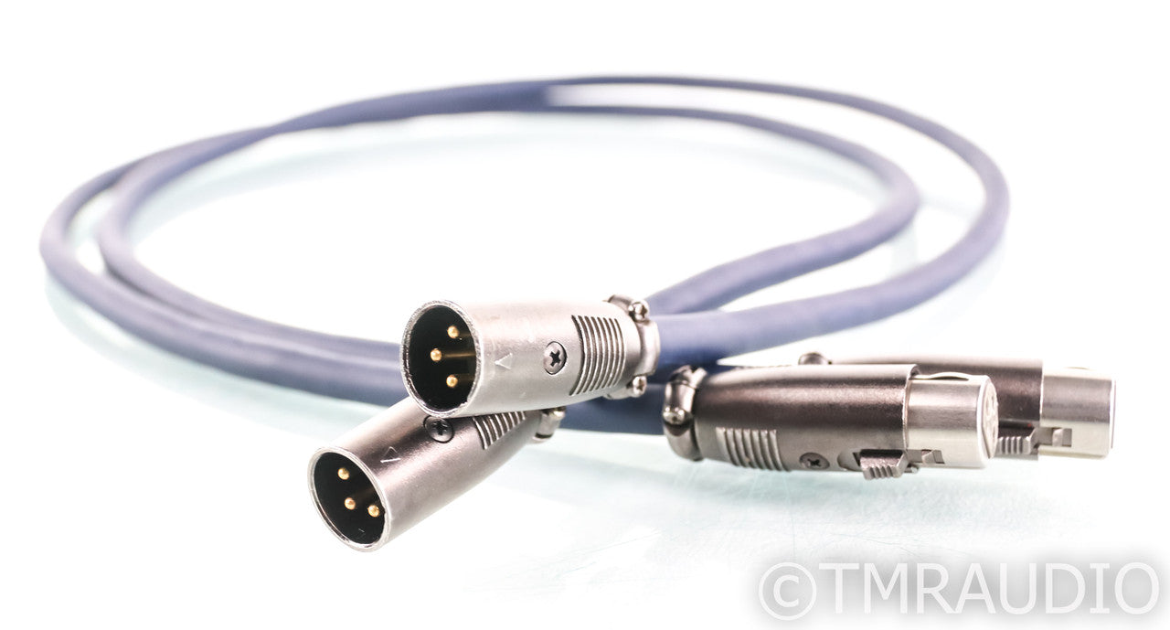 AudioQuest Lapis X3 Hyperlitz XLR Cable; 1m Pair Balanced Interconnects