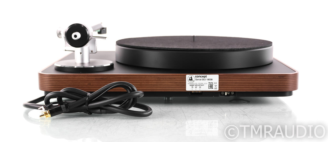 Clearaudio Concept Wood Belt-Drive Turntable; Concept MC Cartridge
