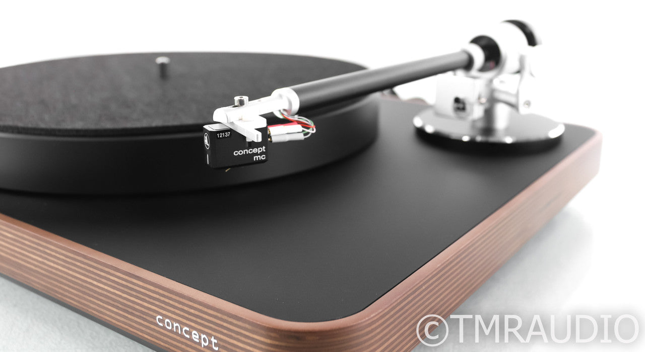 Clearaudio Concept Wood Belt-Drive Turntable; Concept MC Cartridge