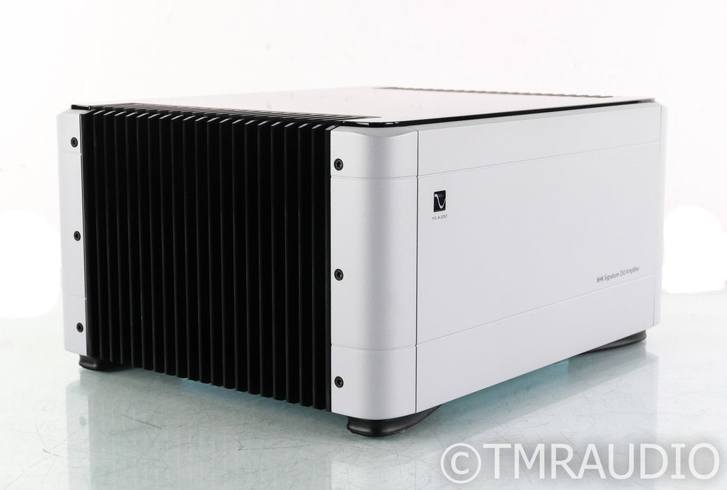 PS Audio BHK Signature 250 Stereo Hybrid Power Amplifier; Silver; BHK250 (Used)