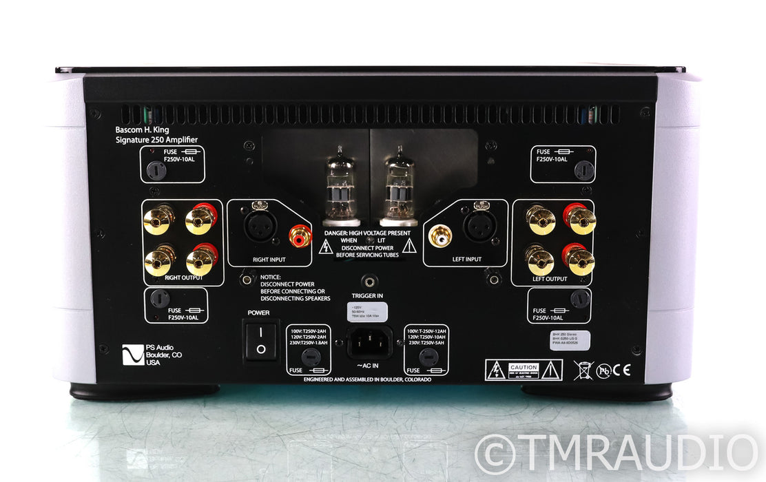 PS Audio BHK Signature 250 Stereo Hybrid Power Amplifier; Silver; BHK250 (Used)