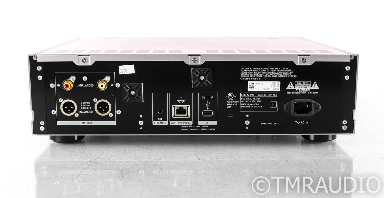 Sony HAP-Z1ES Wireless Network Server / Streamer; HAPZ1ES