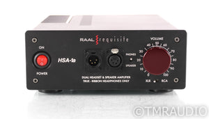 RAAL Requisite HSA-1a Ribbon Headphone Amplifier; Black; HSA1a