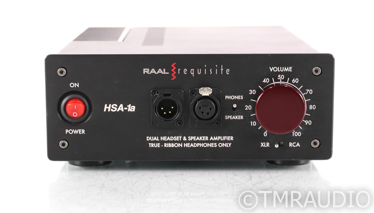 RAAL Requisite HSA-1a Ribbon Headphone Amplifier; Black; HSA1a