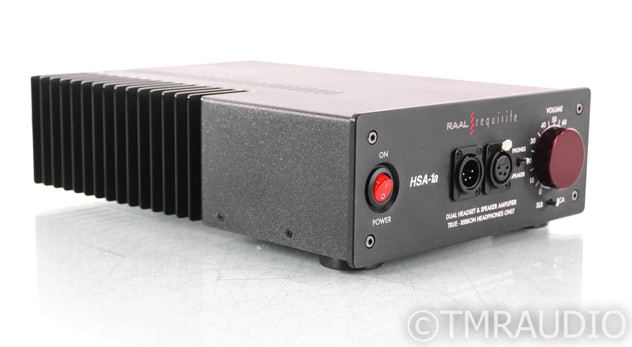 RAAL Requisite HSA-1a Ribbon Headphone Amplifier; Black; HSA1a