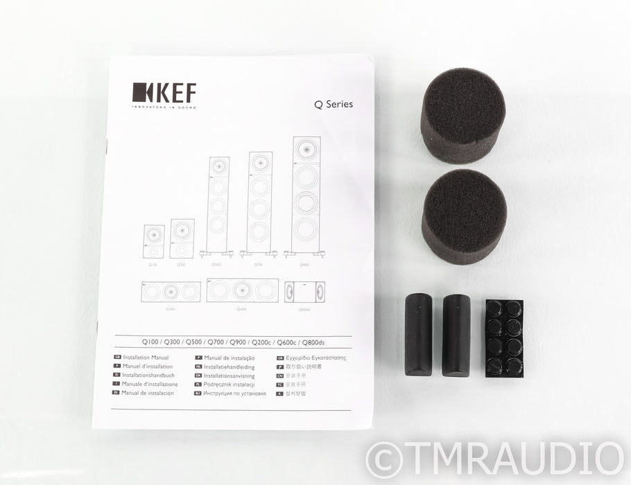 KEF Q100 Bookshelf Speakers; American Walnut Pair