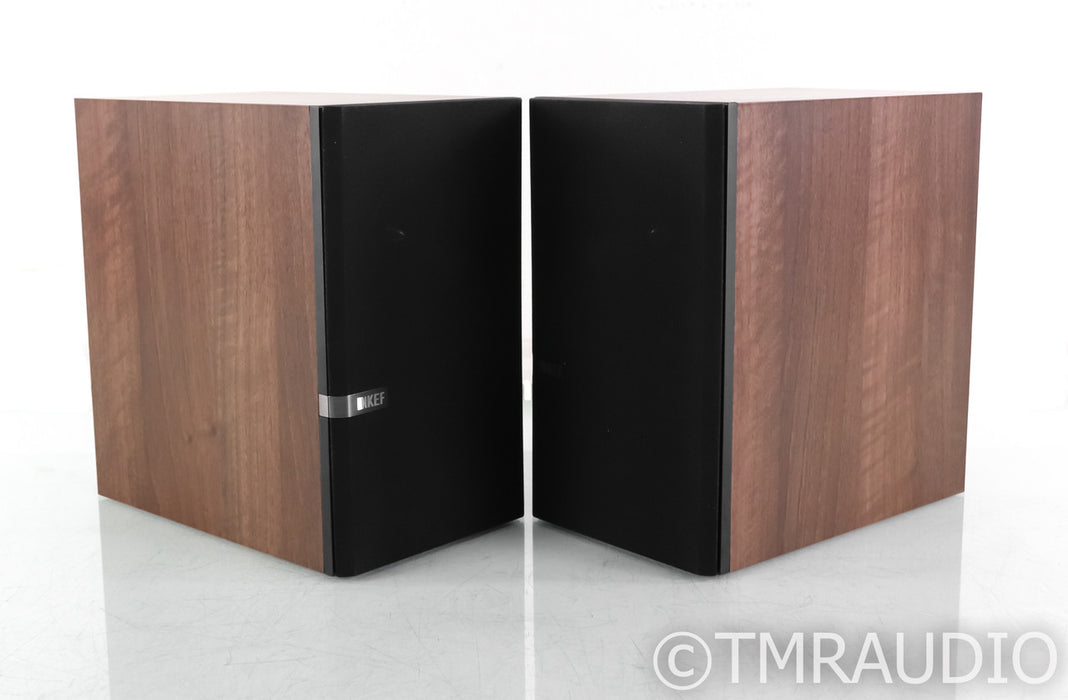 KEF Q100 Bookshelf Speakers; American Walnut Pair