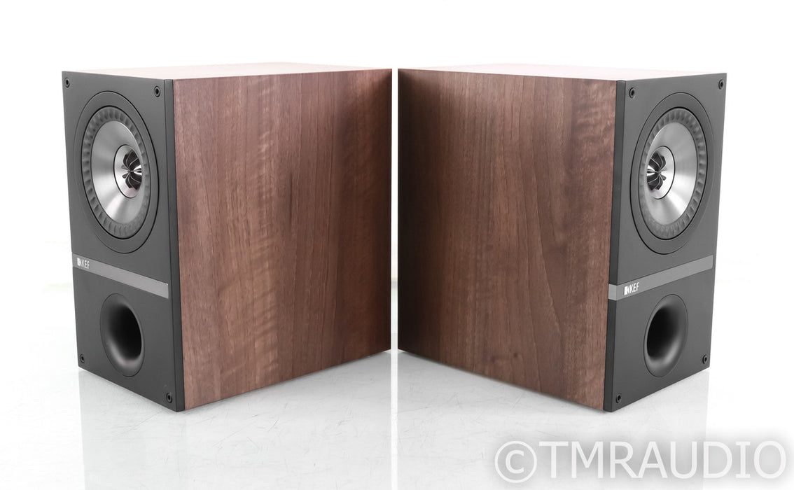 KEF Q100 Bookshelf Speakers; American Walnut Pair