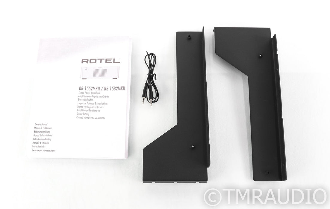 Rotel RB-1582 MkII Stereo Power Amplifier; RB1582Mk2 ; Black