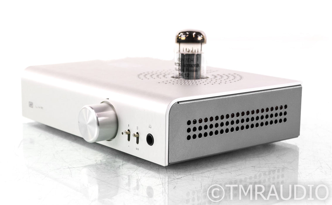 Schiit Lyr 3 Tube Hybrid Headphone Amplifier; Silver; Multibit