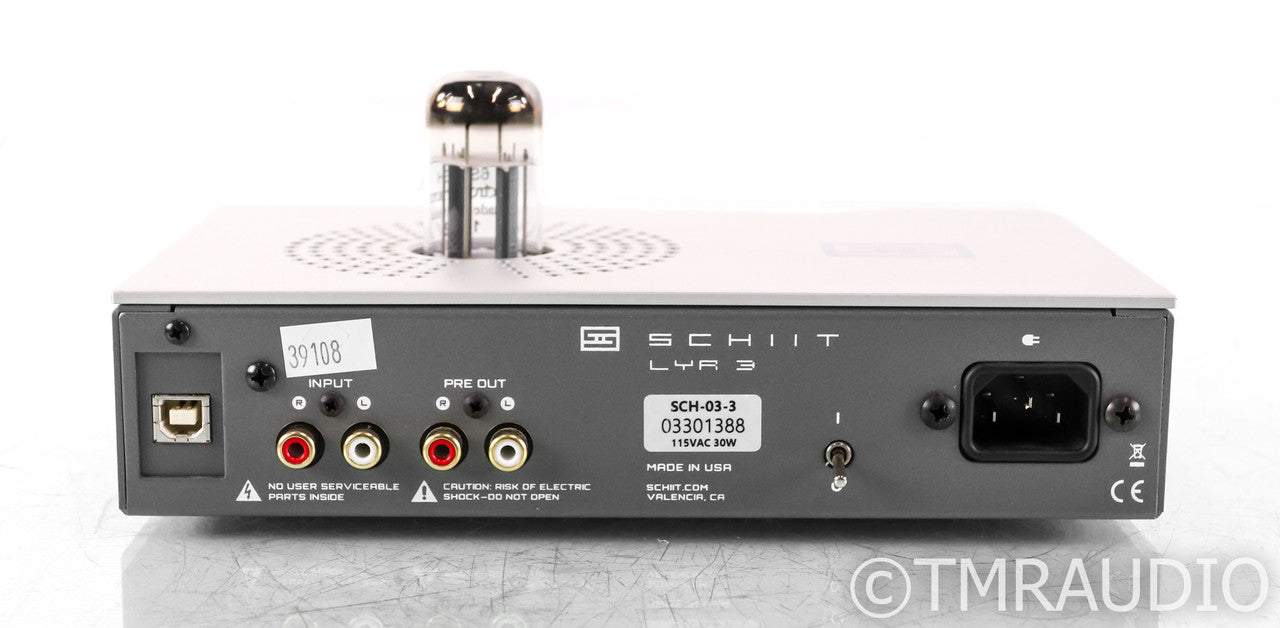 Schiit Lyr 3 Tube Hybrid Headphone Amplifier; Silver; Multibit