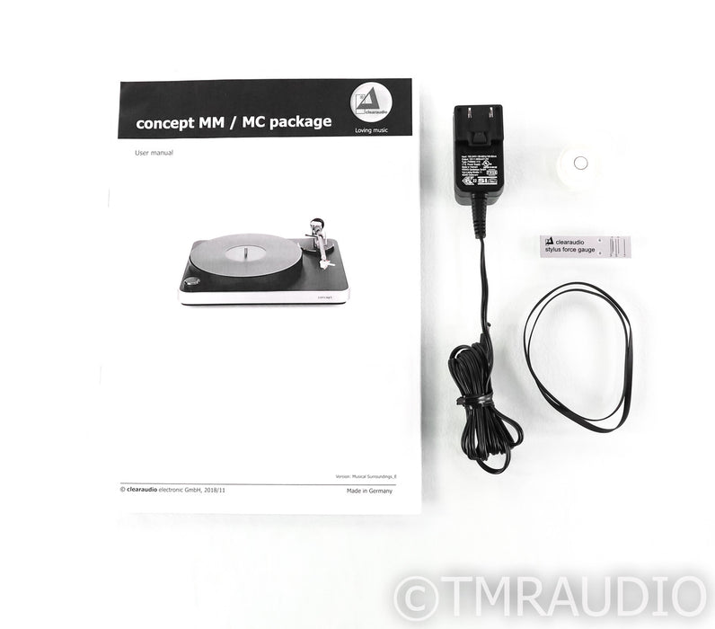 Clearaudio Concept Wood Belt-Drive Turntable; Concept MC Cartridge