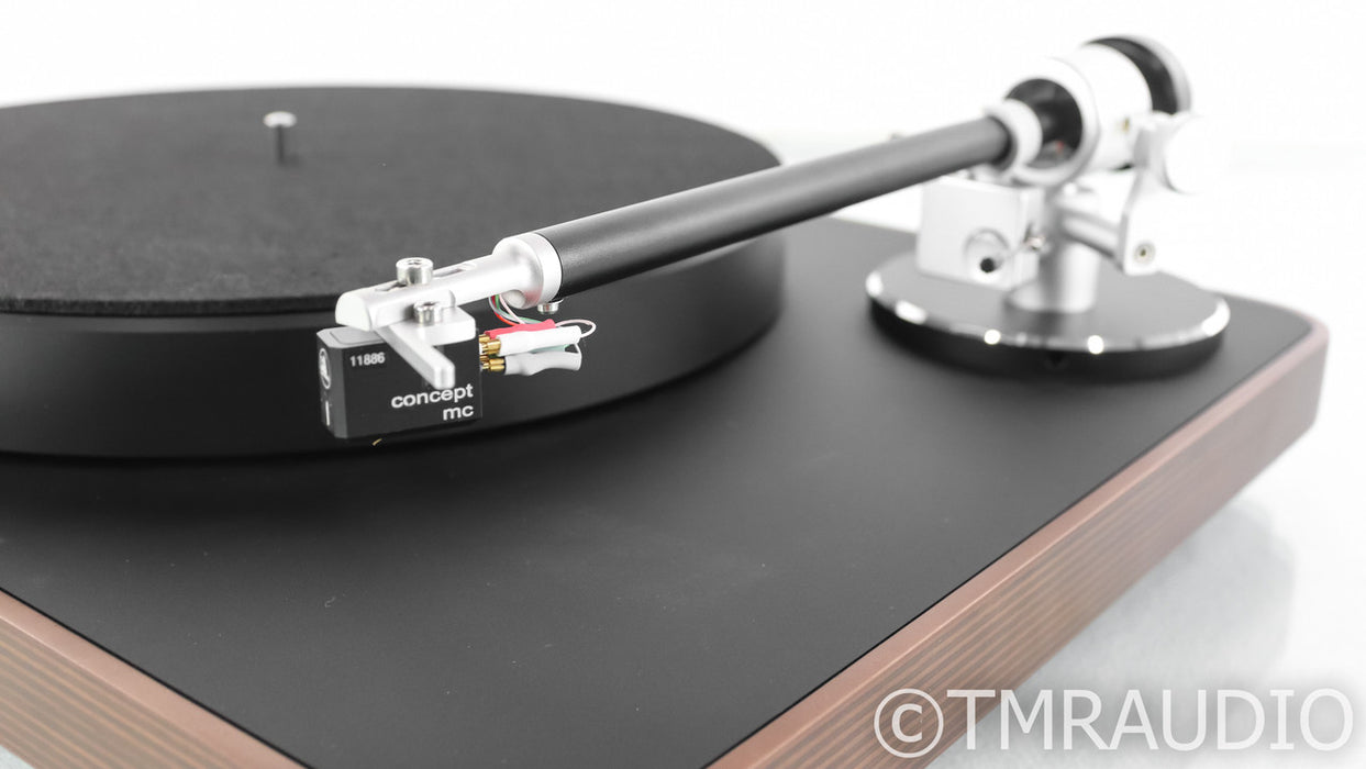 Clearaudio Concept Wood Belt-Drive Turntable; Concept MC Cartridge