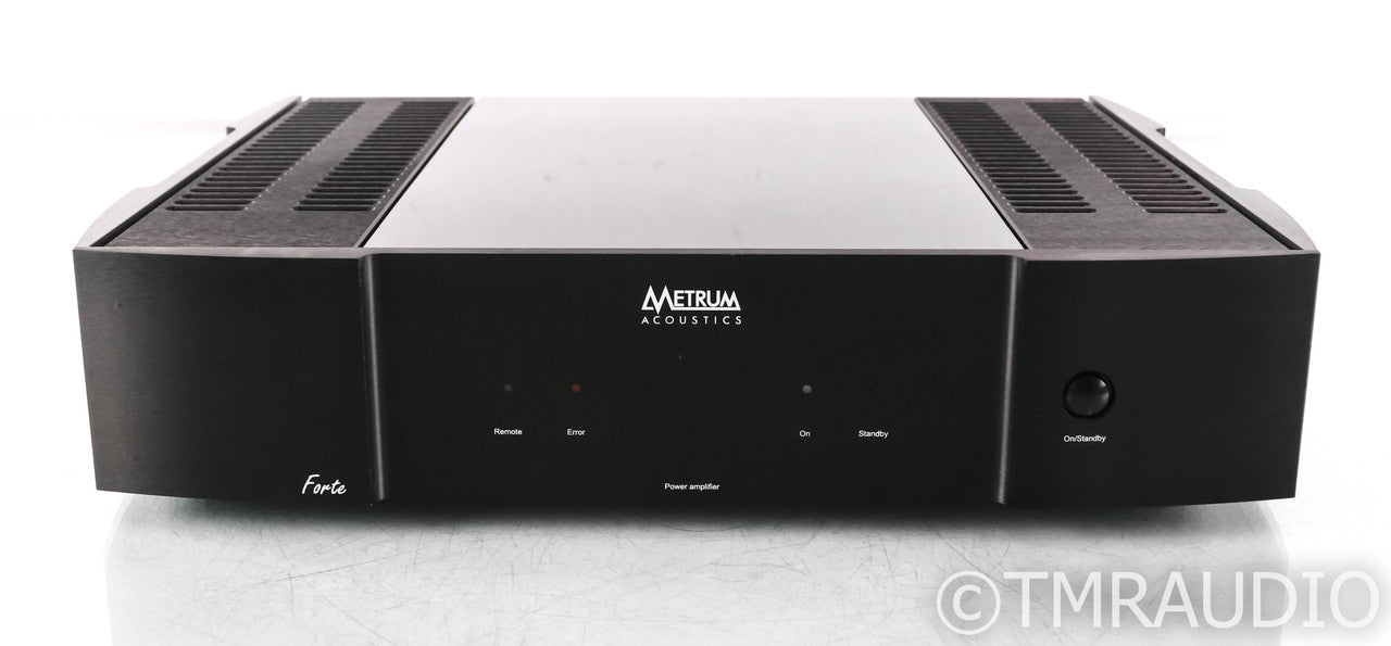 Metrum Acoustics Forte Stereo Power Amplifier; Black