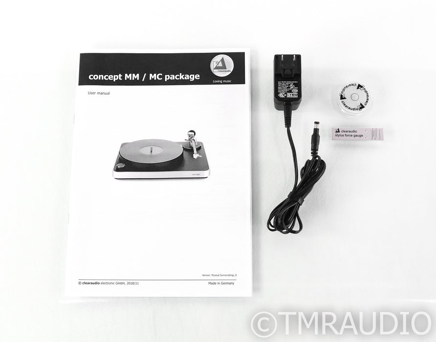 Clearaudio Concept Belt Drive Turntable; Black (No Cartridge; Open Box)