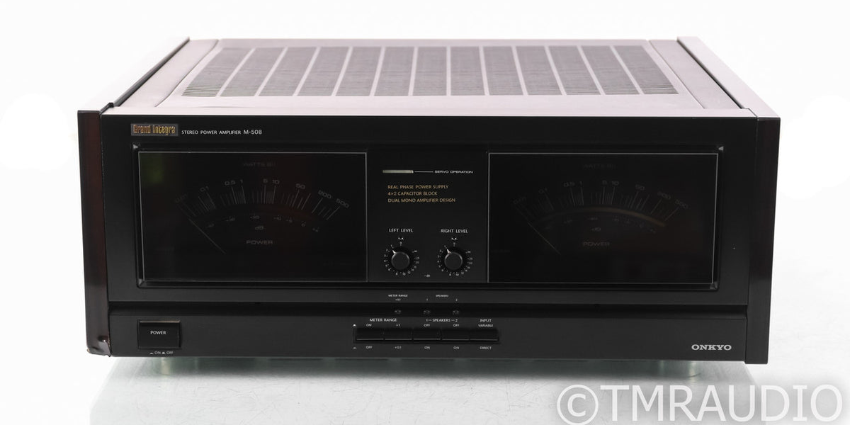 Onkyo Grand Integra M-508 Stereo Power Amplifier; M508 — The Music