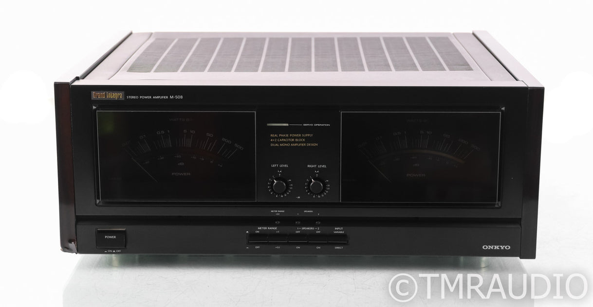 Onkyo Grand Integra M-508 Stereo Power Amplifier; M508 — The Music