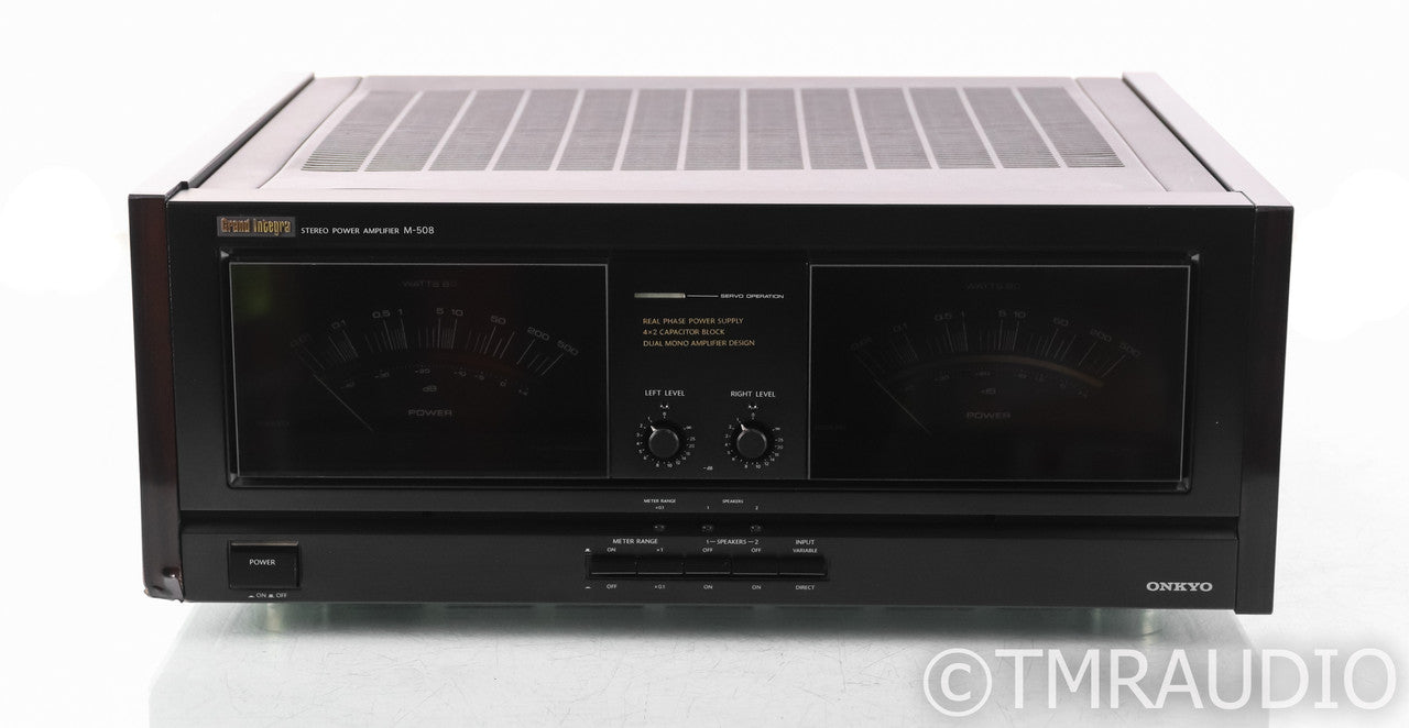 Onkyo Grand Integra M-508 Stereo Power Amplifier; M508 — The Music