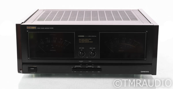 Onkyo Grand Integra M-508 Stereo Power Amplifier; M508 — The Music