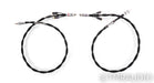 Synergistic Research Element Tungsten RCA Cables; 1m Pair Balanced Interconnects